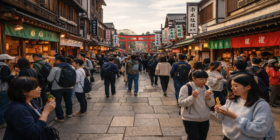 【อัปเดตล่าสุด 2026】10 ร้านอาหารสตรีทฟู้ดห้ามพลาดบนถนนโคมาจิในคามาคุระ! คู่มือฉบับสมบูรณ์ตั้งแต่เมนจิคัตสึชื่อดังไปจนถึงขนมมัทฉะ